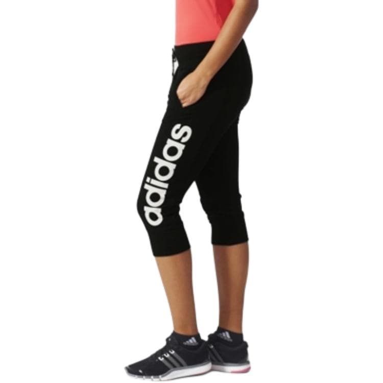 Штаны Adidas Черный Женские Спортивные трикотажные брюки - изображение 3