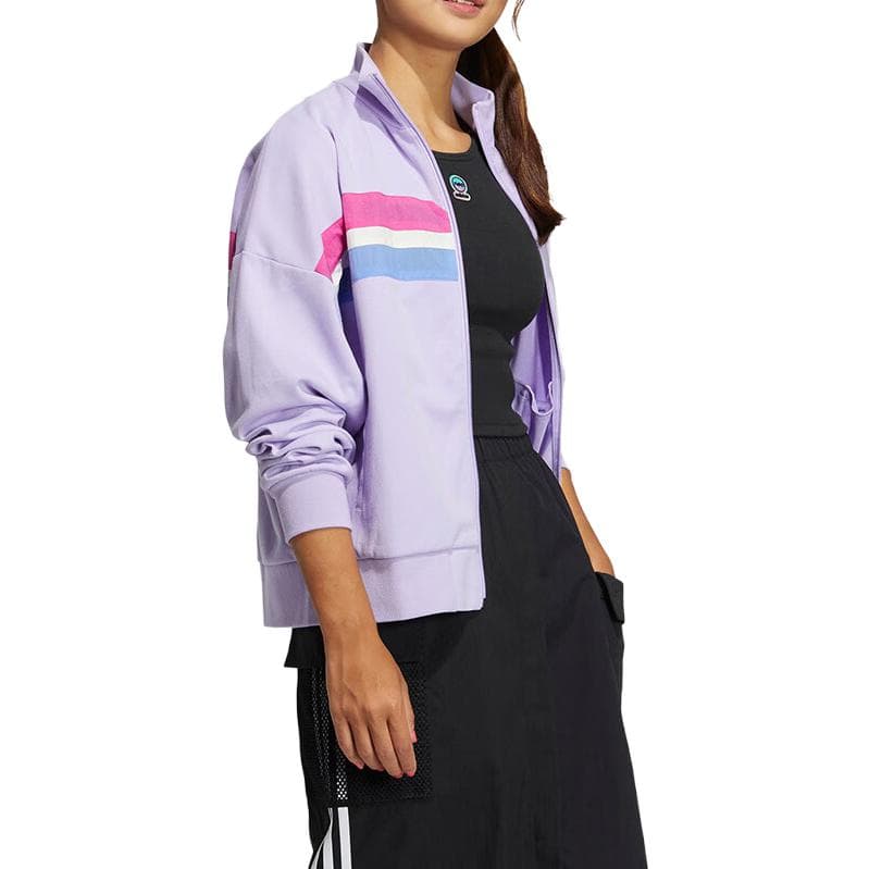 Куртка ADIDAS NEO Фиолетовые Женские Куртки - изображение 4