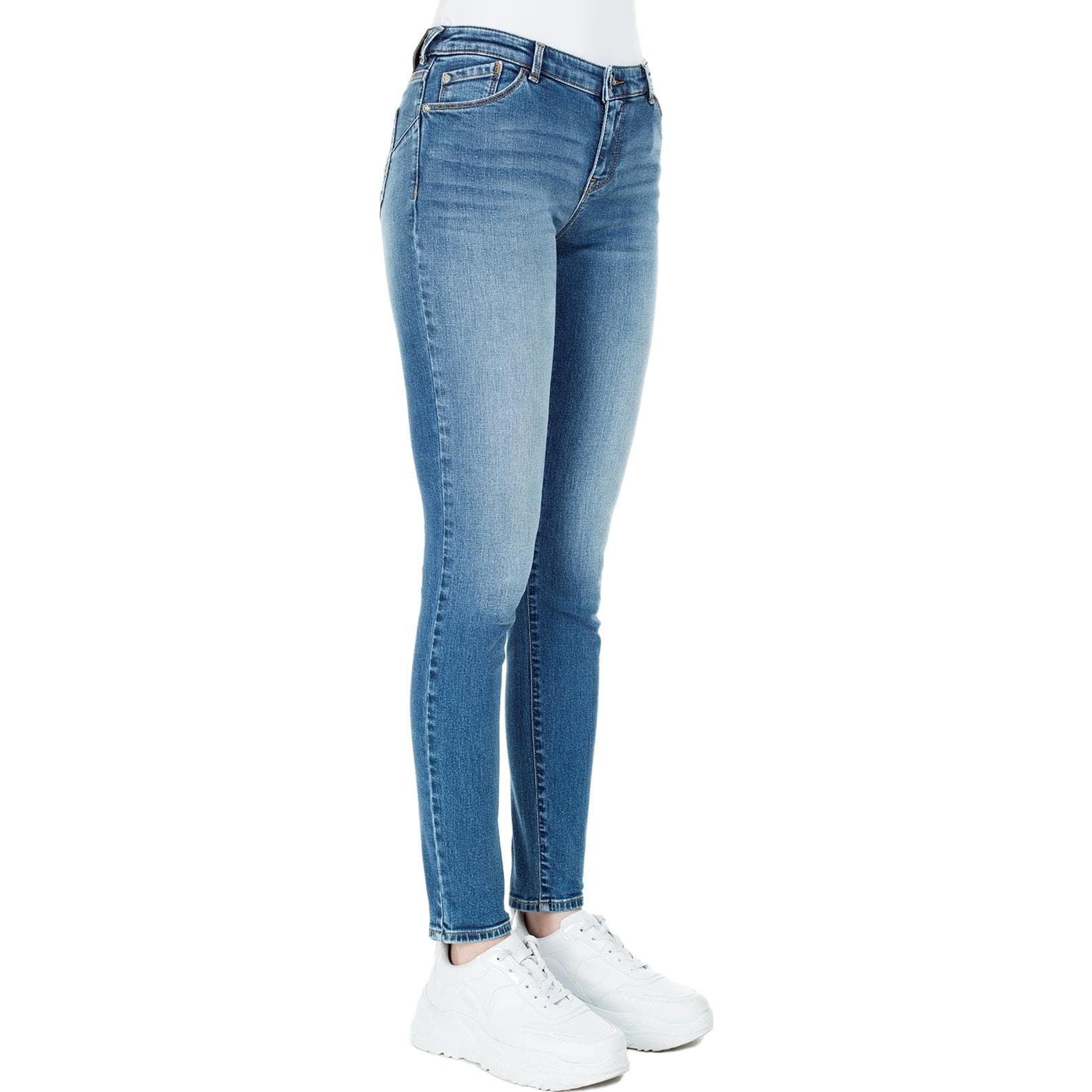 Джинсы EMPORIO ARMANI SS22 Джинсы Женские Blue - изображение 4