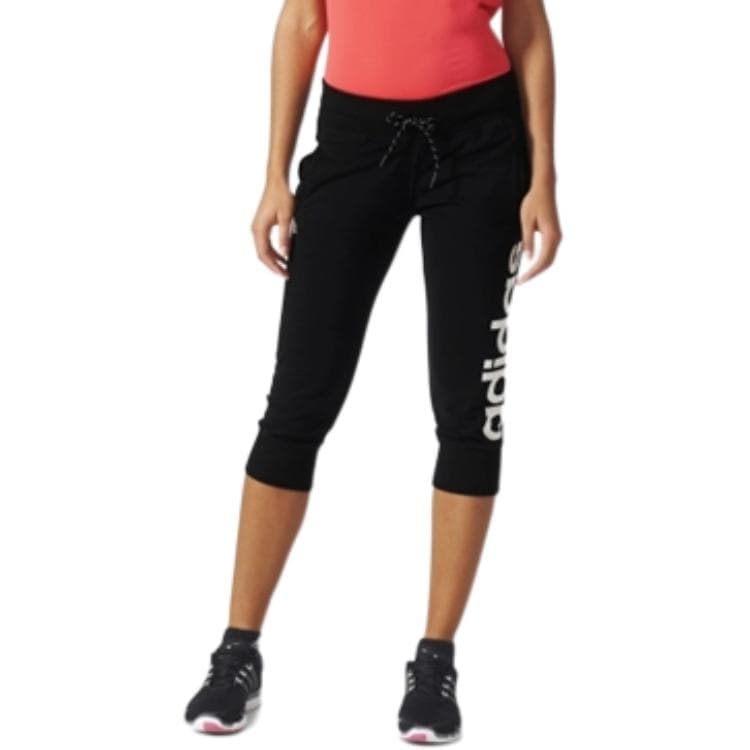 Штаны Adidas Черный Женские Спортивные трикотажные брюки - изображение 4