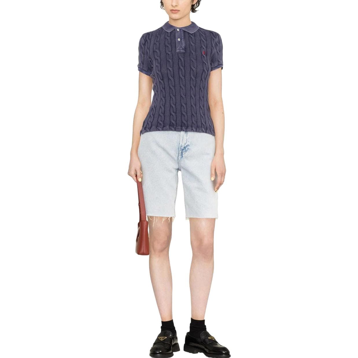 Polo Ralph Lauren SS23 Женское Поло Синее - изображение 2