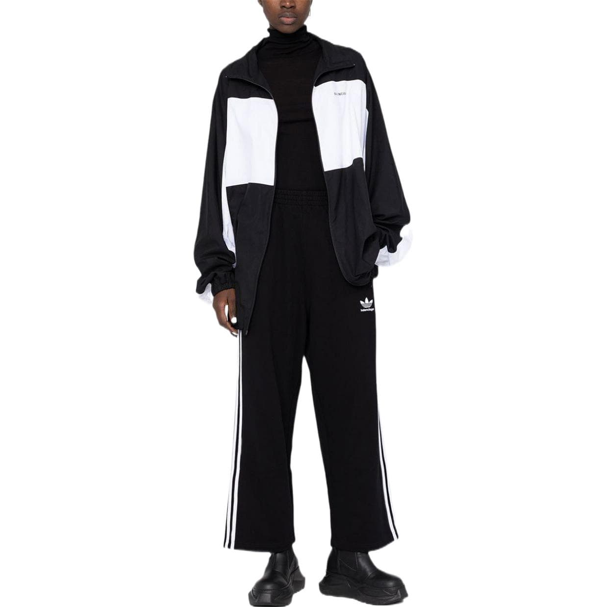 Штаны Balenciaga x adidas SS23 Track Pants Black - изображение 4