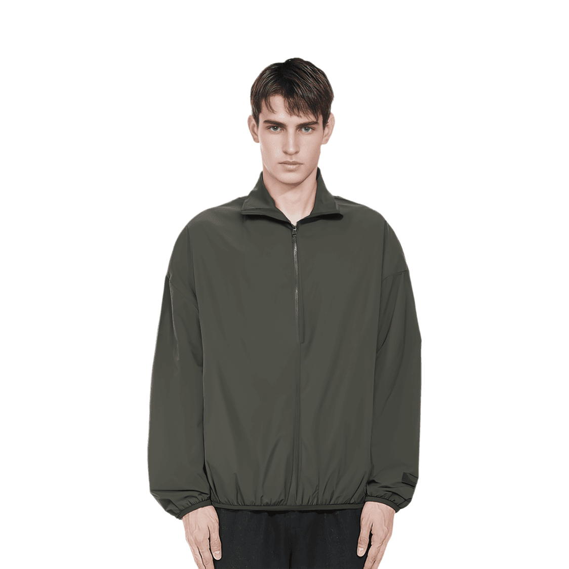 Куртка Fear of God Essentials SS24 Nylon Halfzip Mockneck INK - изображение 3