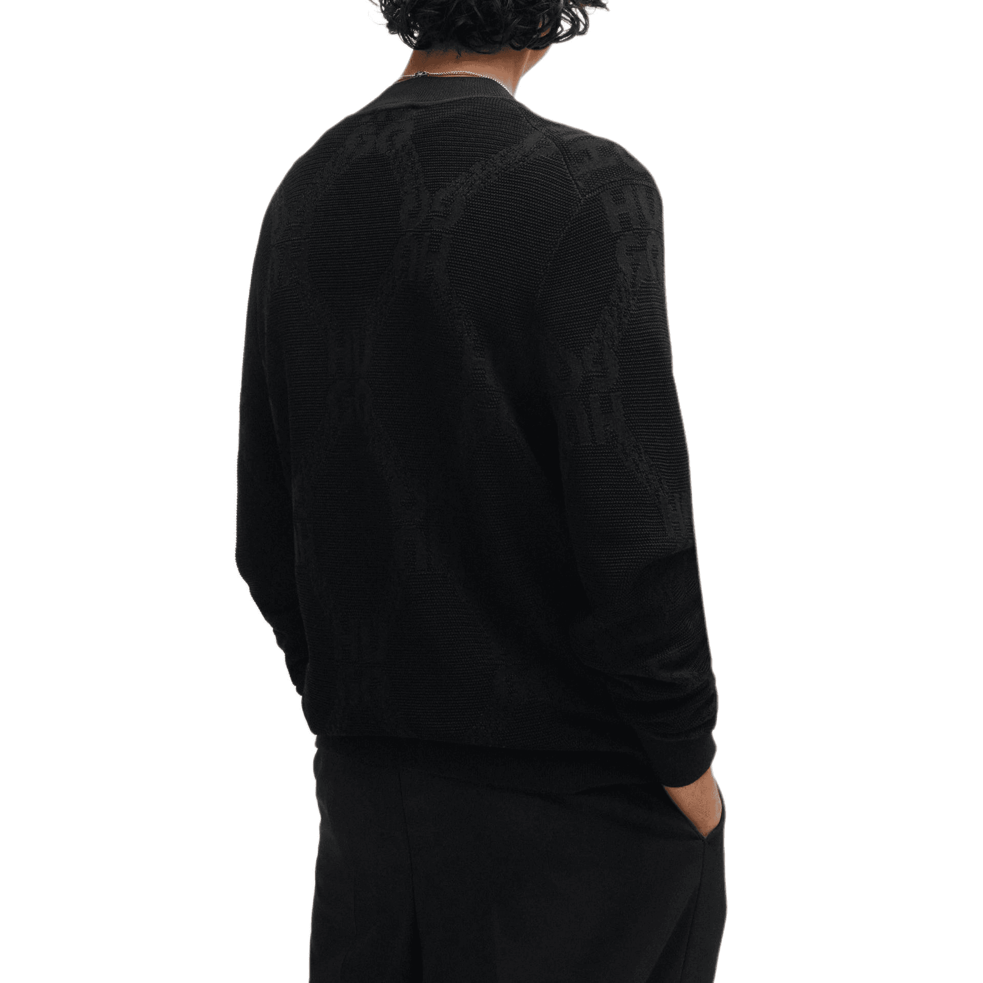 HUGO BOSS FW24 Трикотаж Мужской Черный - изображение 4