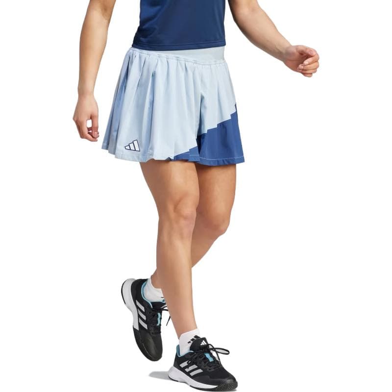 Юбка Adidas Повседневные короткие юбки женские синие - изображение 4