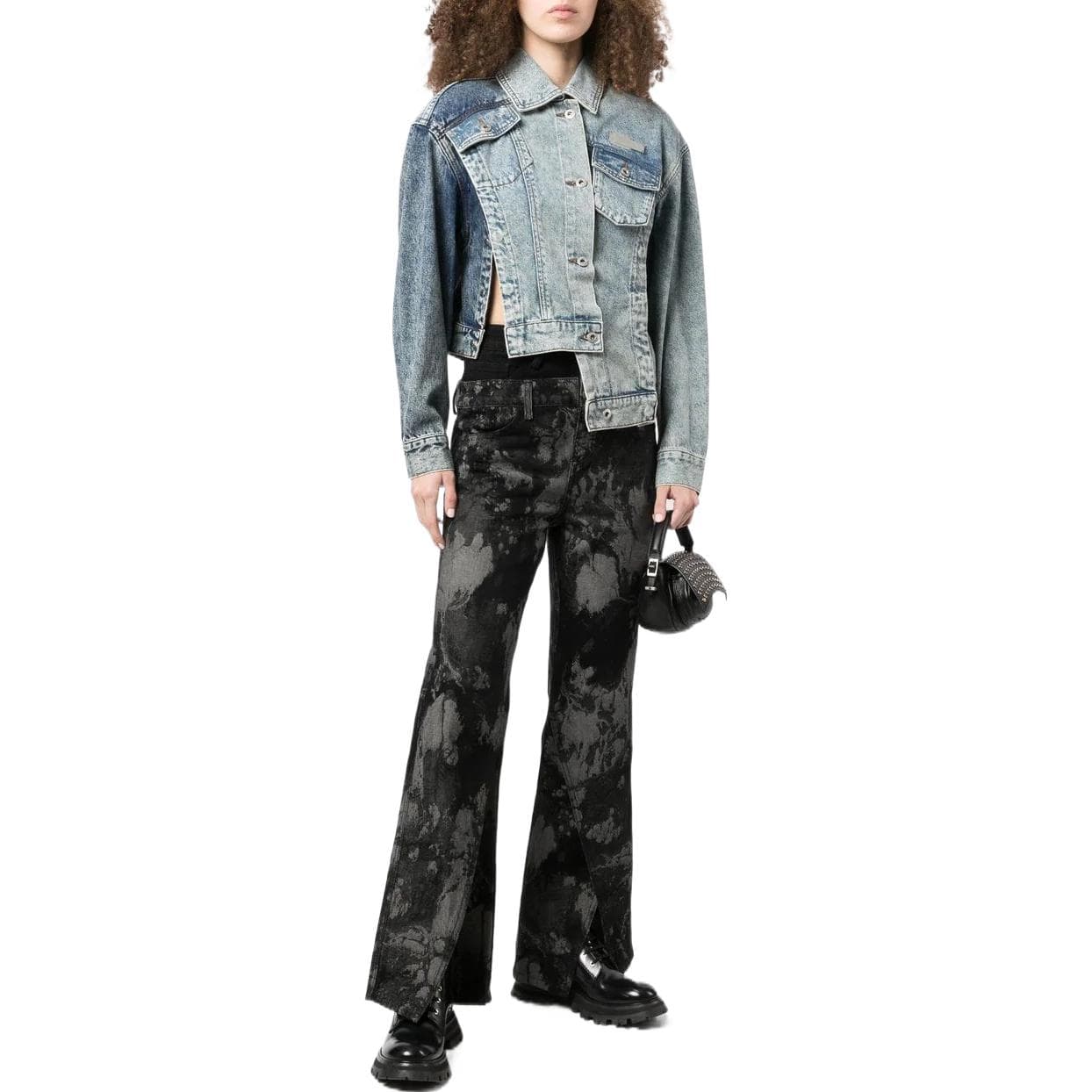 Джинсы FENG CHEN WANG FW22 Logo - изображение 2