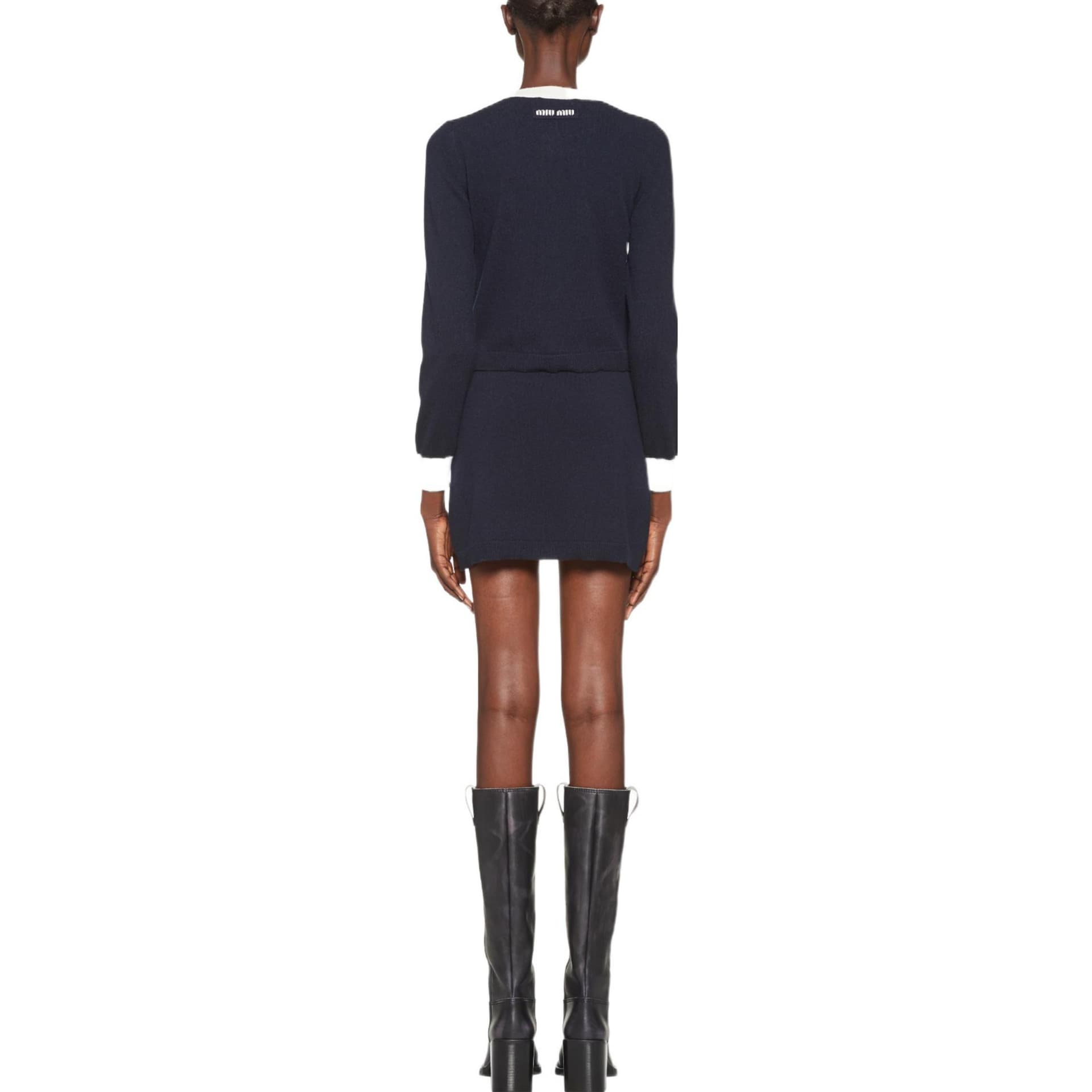 Юбка Miu Miu FW22 Skirt Navy - изображение 3
