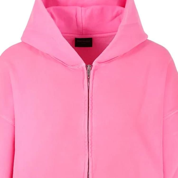 Куртка Balenciaga SS23 Pink Hoodie - изображение 4