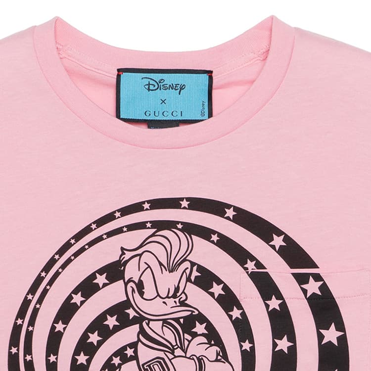 Футболка Gucci x Disney Donald Duck T-Shirt Pink - изображение 8