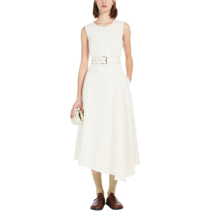 WEEKEND MaxMara Durata Sleeveless Cotton Bull Denim Dress - изображение 2