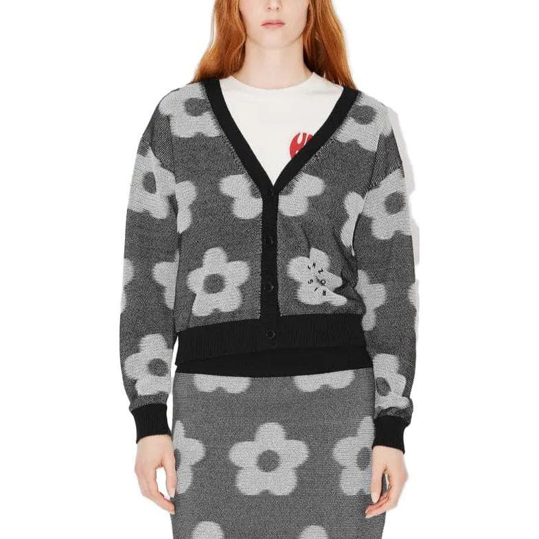 Кофта KENZO Серый Женская Трикотажная Одежда - изображение 4