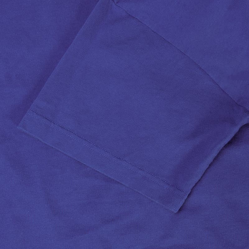Футболка Balenciaga SS23 Logo Embroidered Tee Blue - изображение 7