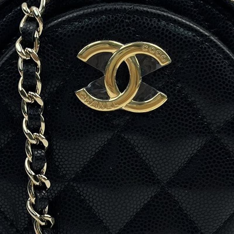 Сумка через плечо CHANEL Double Layer Round Mini Bag Black - изображение 2