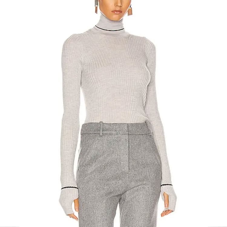 Кардиган Maison Margiela Серые Женские Свитеры - изображение 4
