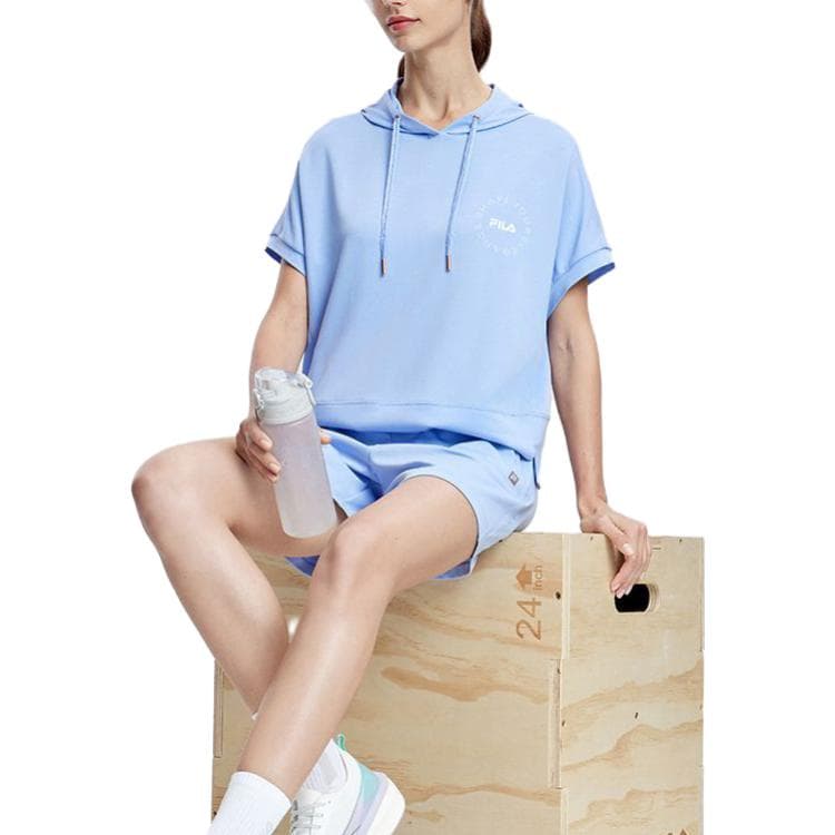 Футболка FILA T Рубашка Женская Твил Синяя - изображение 3