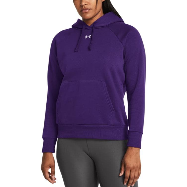 Худи Under Armour Rival Толстовка Женское Фиолетовое - изображение 3