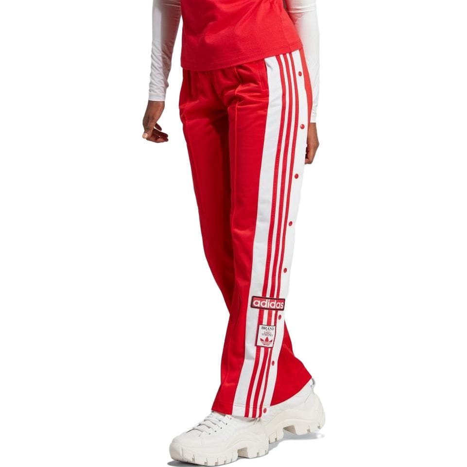 Штаны Adidas Originals Повседневные Брюки Женские Алый - изображение 3