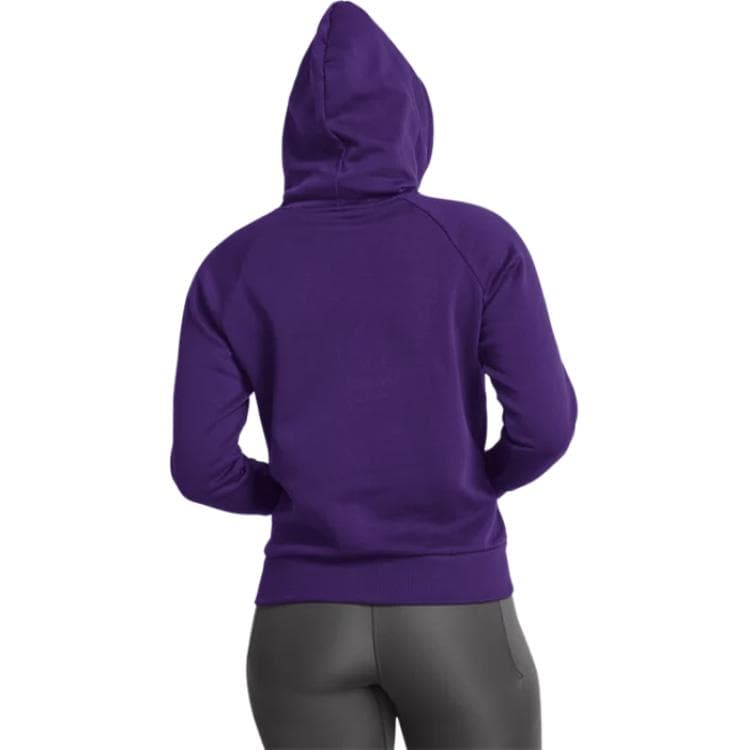 Худи Under Armour Rival Толстовка Женское Фиолетовое - изображение 4