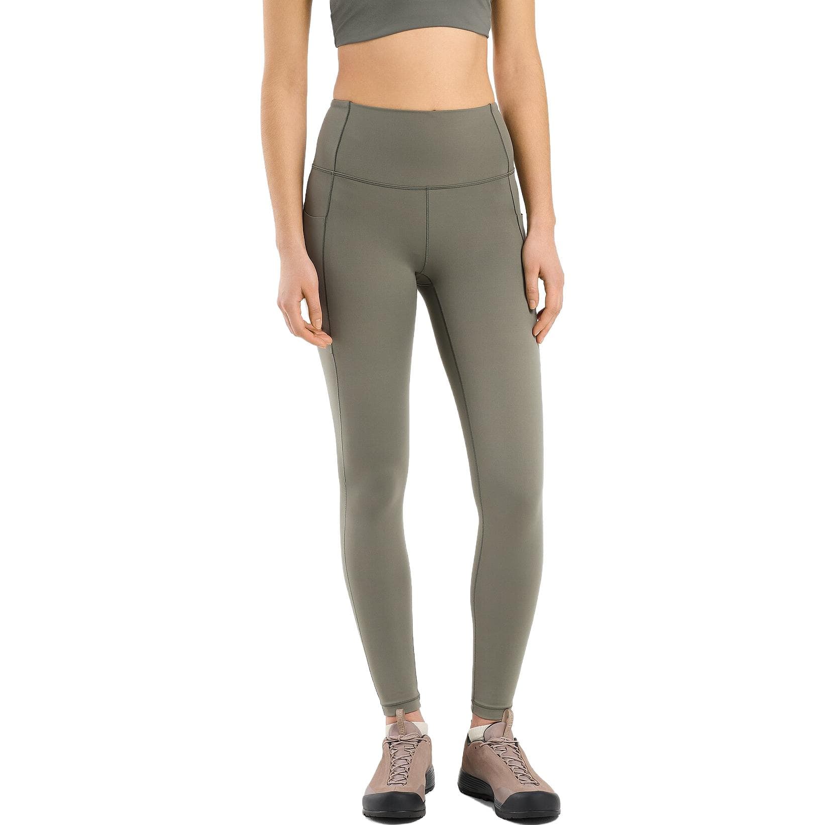 Штаны Arcteryx ESSENT SS23 Женские Вязаные Спортивные Брюки С Завышенной Талией Однотонные Обтягивающие - изображение 2