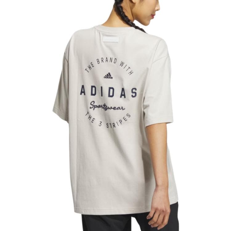 Футболка Adidas Бокситовый коричневый Женские Футболки - изображение 3