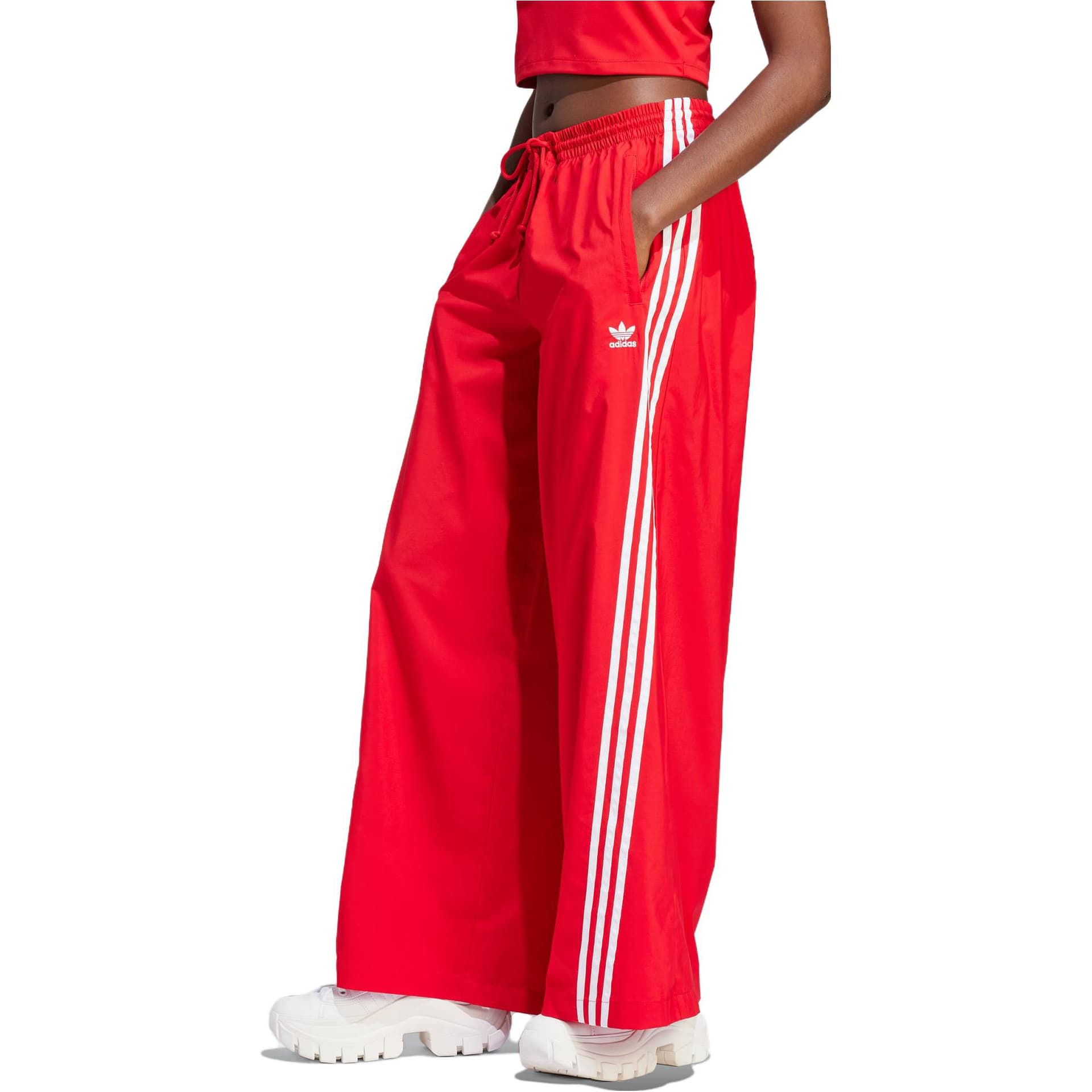 Штаны Adidas Originals The Baddie Edit Спортивные брюки Женские Красный - изображение 5