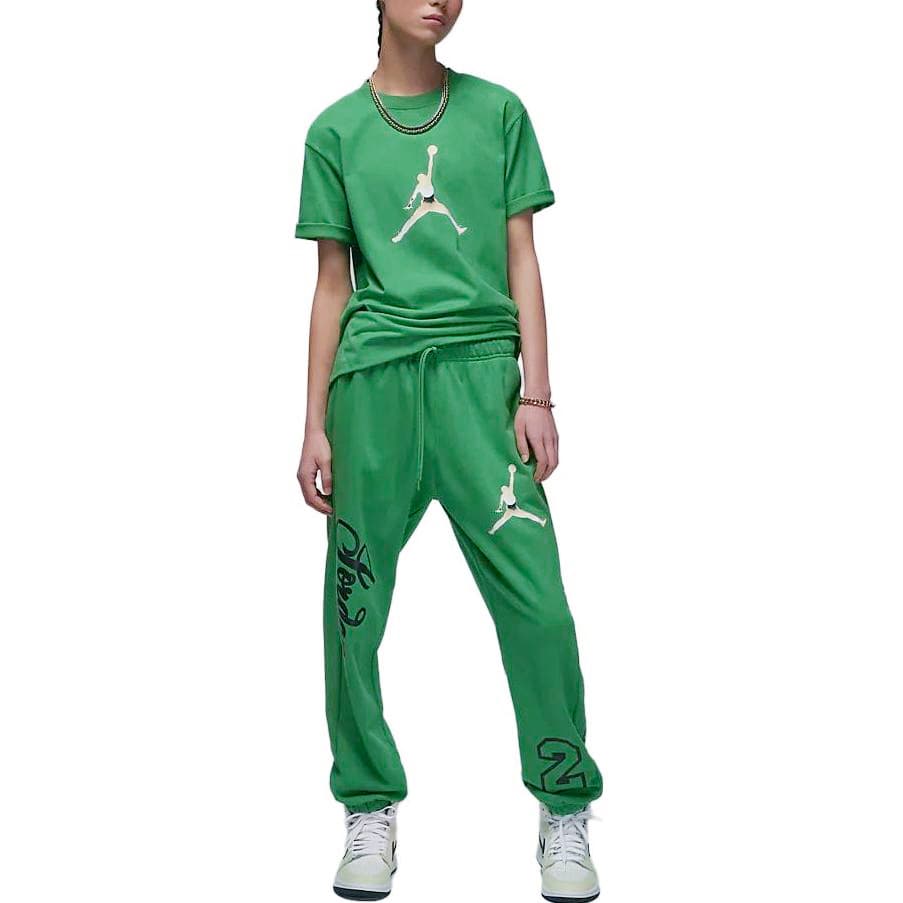 Футболка Jordan Logo T-Shirt Green - изображение 3