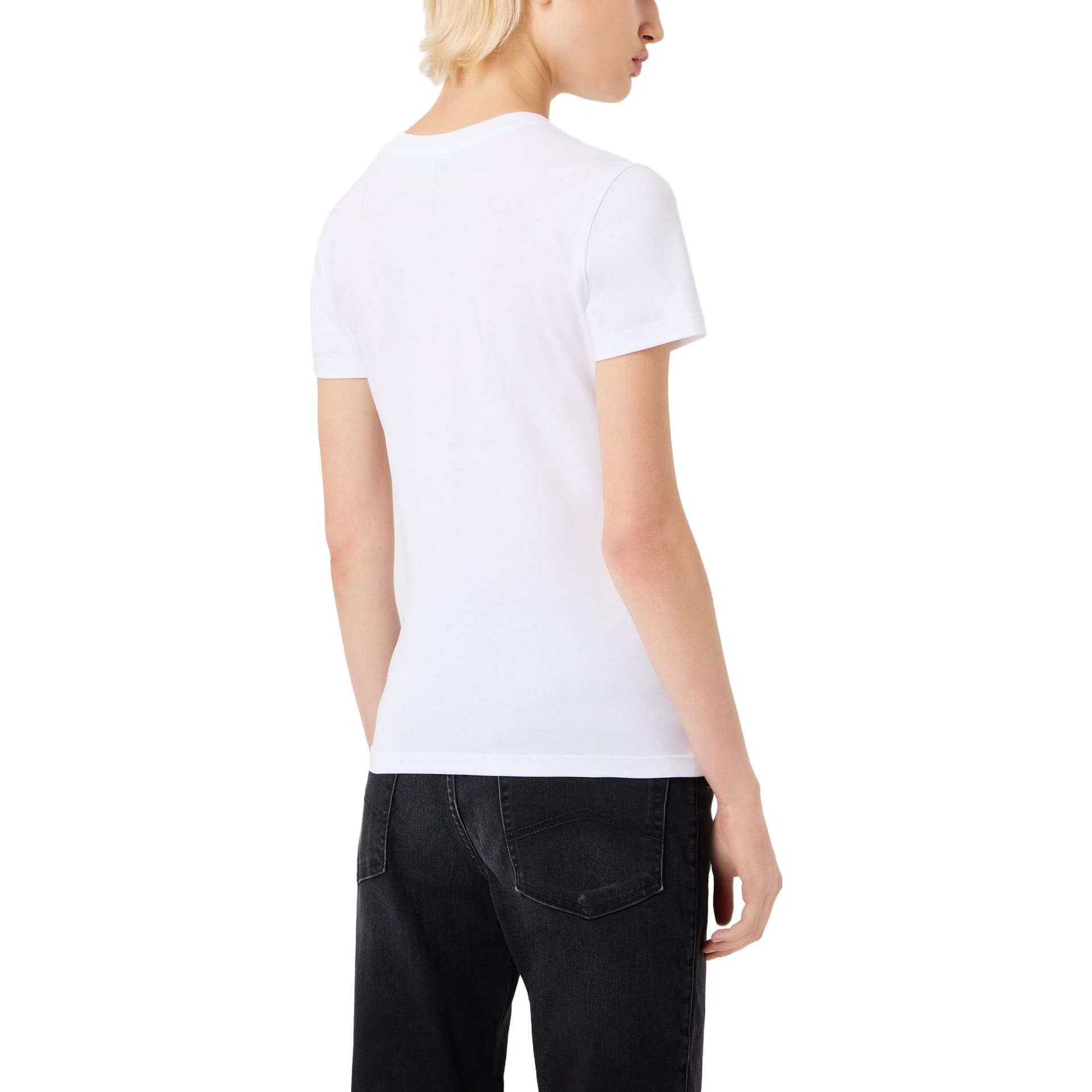 Футболка EMPORIO ARMANI T-рубашка Женская Белая - изображение 4