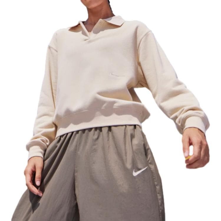 NIKE Дюнный белый Женские Поло - изображение 3