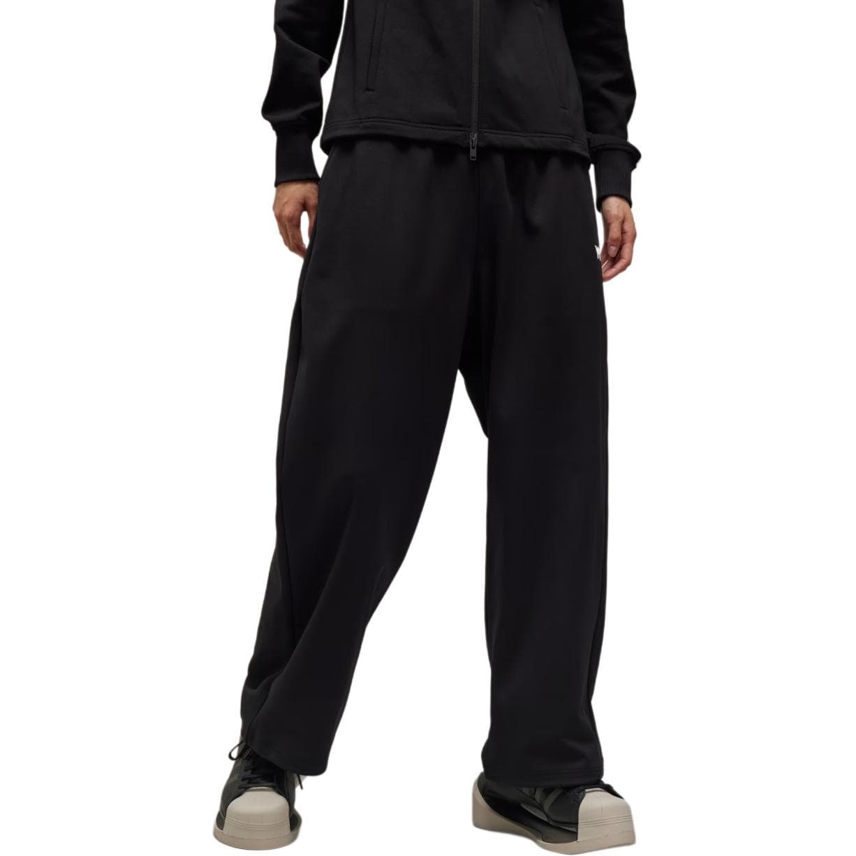 Штаны Y-3 Logo print loose drawstring knit sweatpants womens black - изображение 4