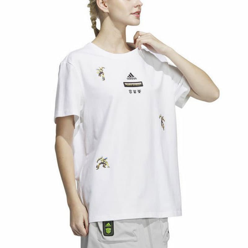 Футболка Adidas Белые Женские Футболки - изображение 3