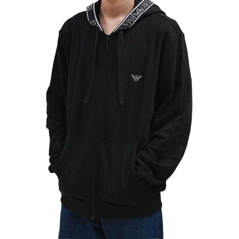 Куртка Emporio Armani Hoodie Jacket Black - изображение 4