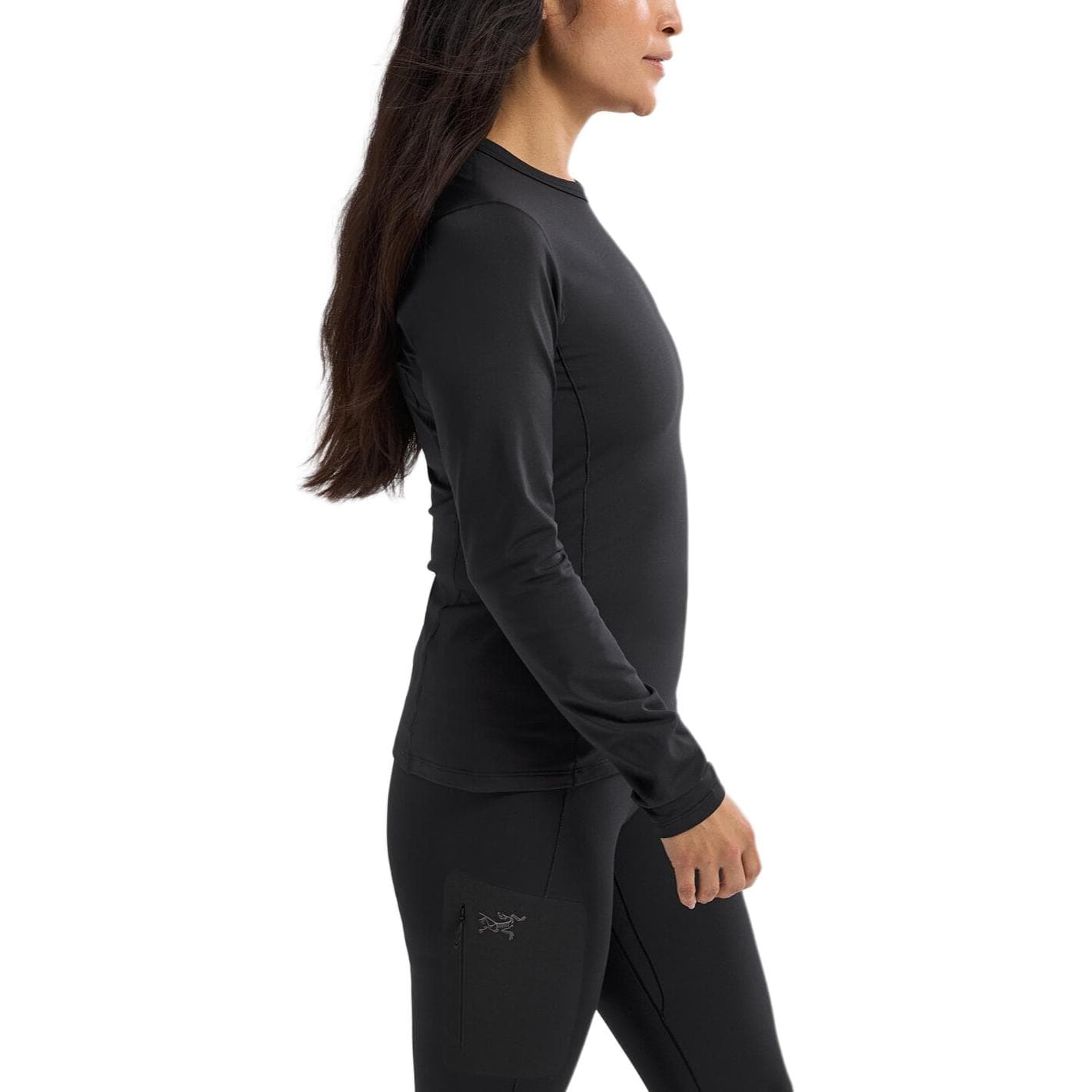 Arcteryx RHO Однотонный Термозащитный Длинный рукав Женская одежда для фитнеса - изображение 5