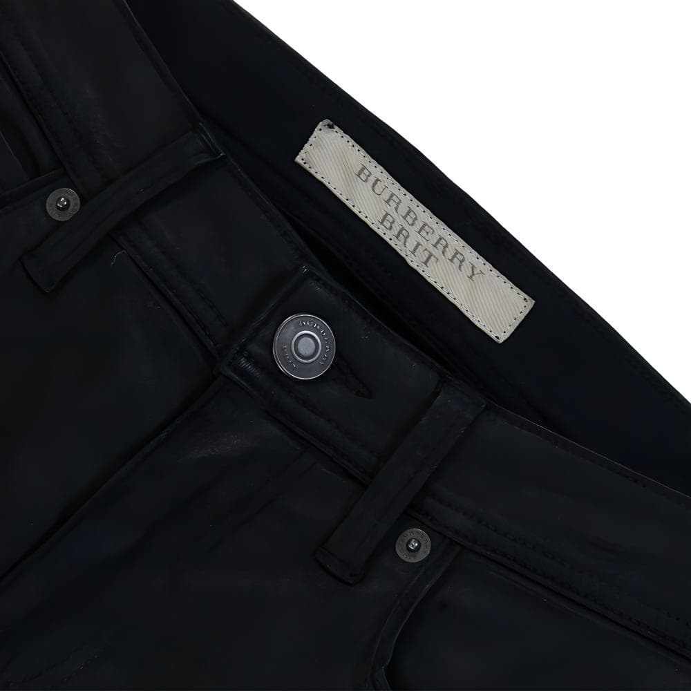 Джинсы Burberry Черные Женские Джинсы - изображение 5
