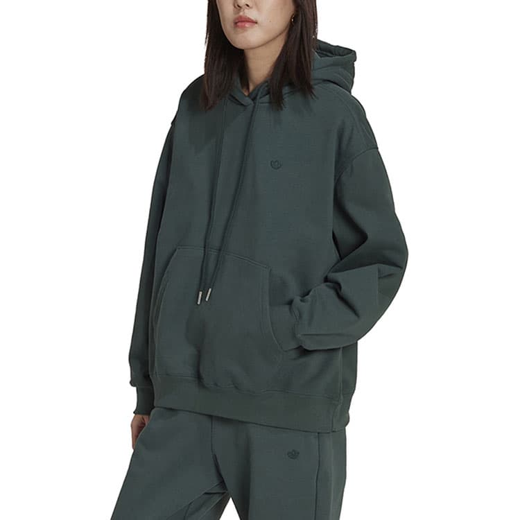 Худи Adidas Originals Зеленый Женские Толстовка - изображение 5