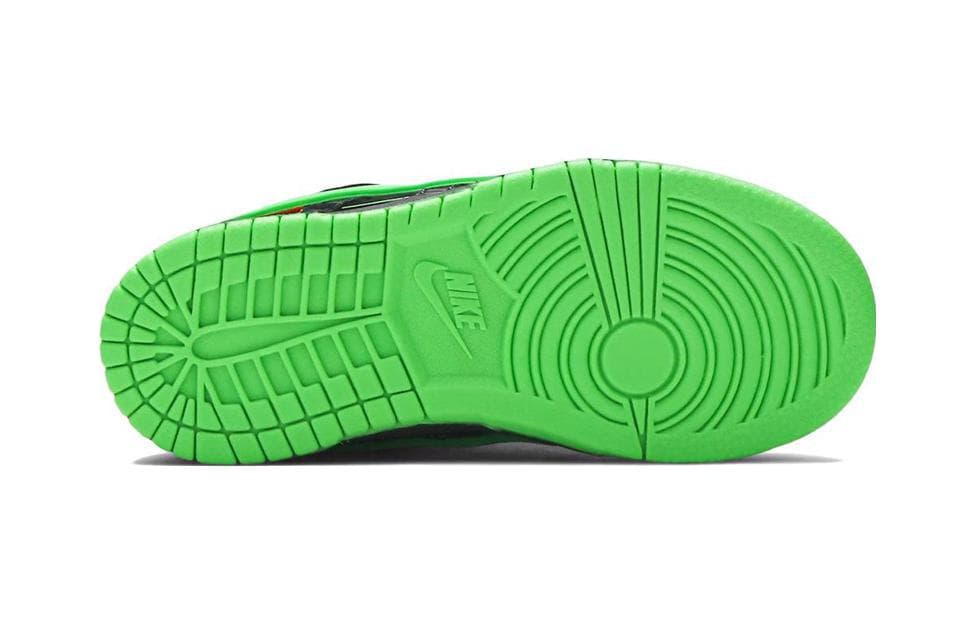 Кроссовки OFF-WHITE x Nike Rubber Dunk "Green Strike" - изображение 5