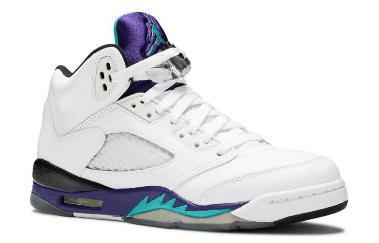 Кроссовки для баскетбола Jordan Air Jordan 5 Retro Grape GS 2013 - изображение 4