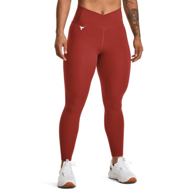 Under Armour Project Rock Красный Женские Штаны для йоги - изображение 4