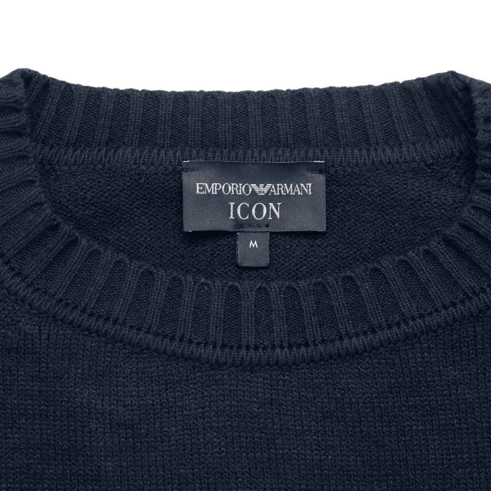 Кофта EMPORIO ARMANI EA FW23 Трикотаж Женский Синий - изображение 4