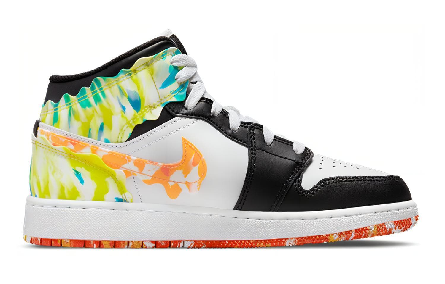Кроссовки для баскетбола Jordan Air Jordan 1 Mid SE "Drip" GS - изображение 4