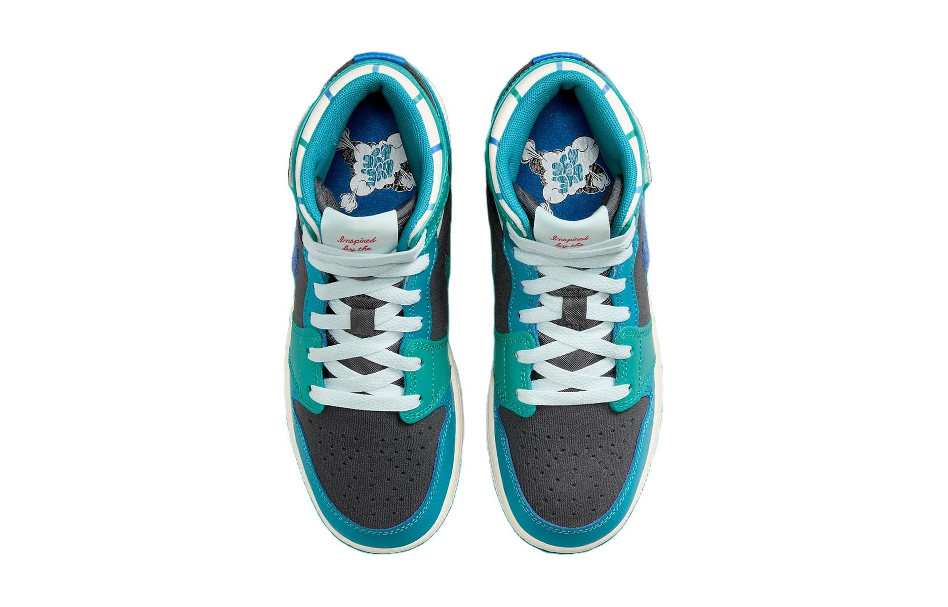 Кроссовки для баскетбола Jordan Air Jordan 1 MID "INSPIRED BY THE GREATEST" GS - изображение 4