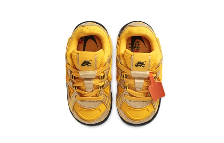Кроссовки OFF-WHITE x Nike Rubber Dunk "University Gold" - изображение 4