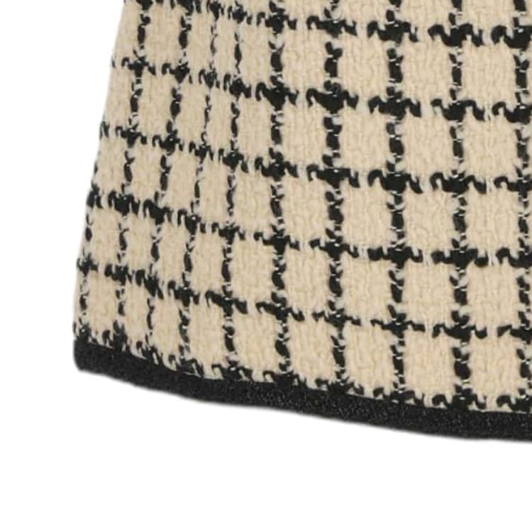 Юбка Miu Miu FW23 Plaid Embroidered Logo Skirt - изображение 6