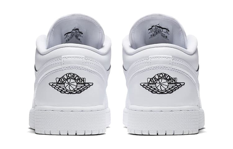 Кроссовки для баскетбола Jordan Air Jordan 1 Low white GS - изображение 5