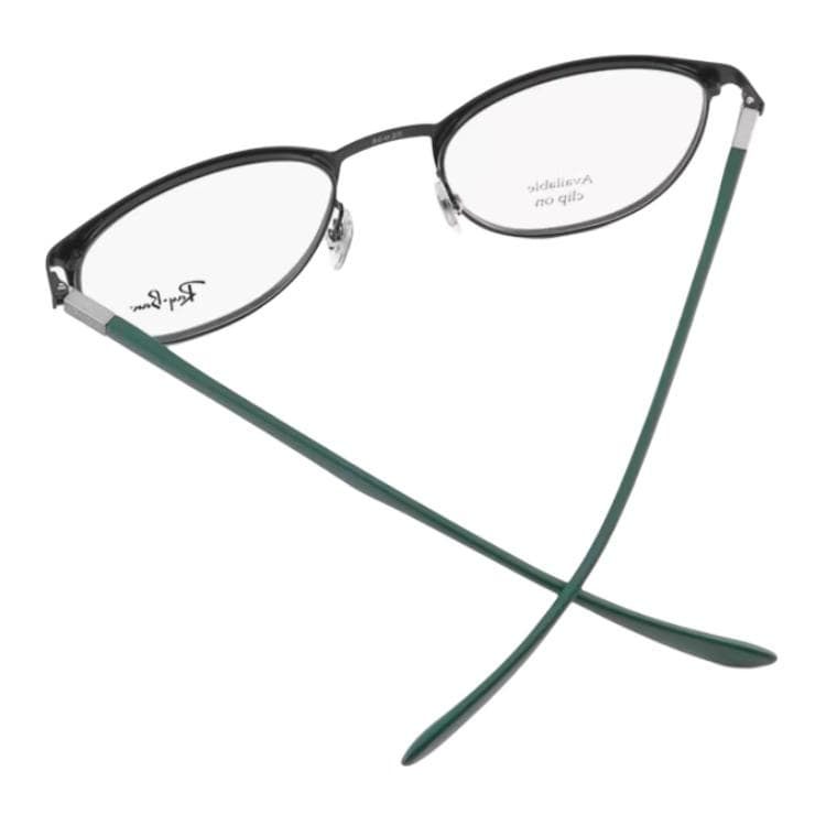 Оправа RayBan Сплав Металл Оправа для очков Овальная Унисекс Черная - изображение 3