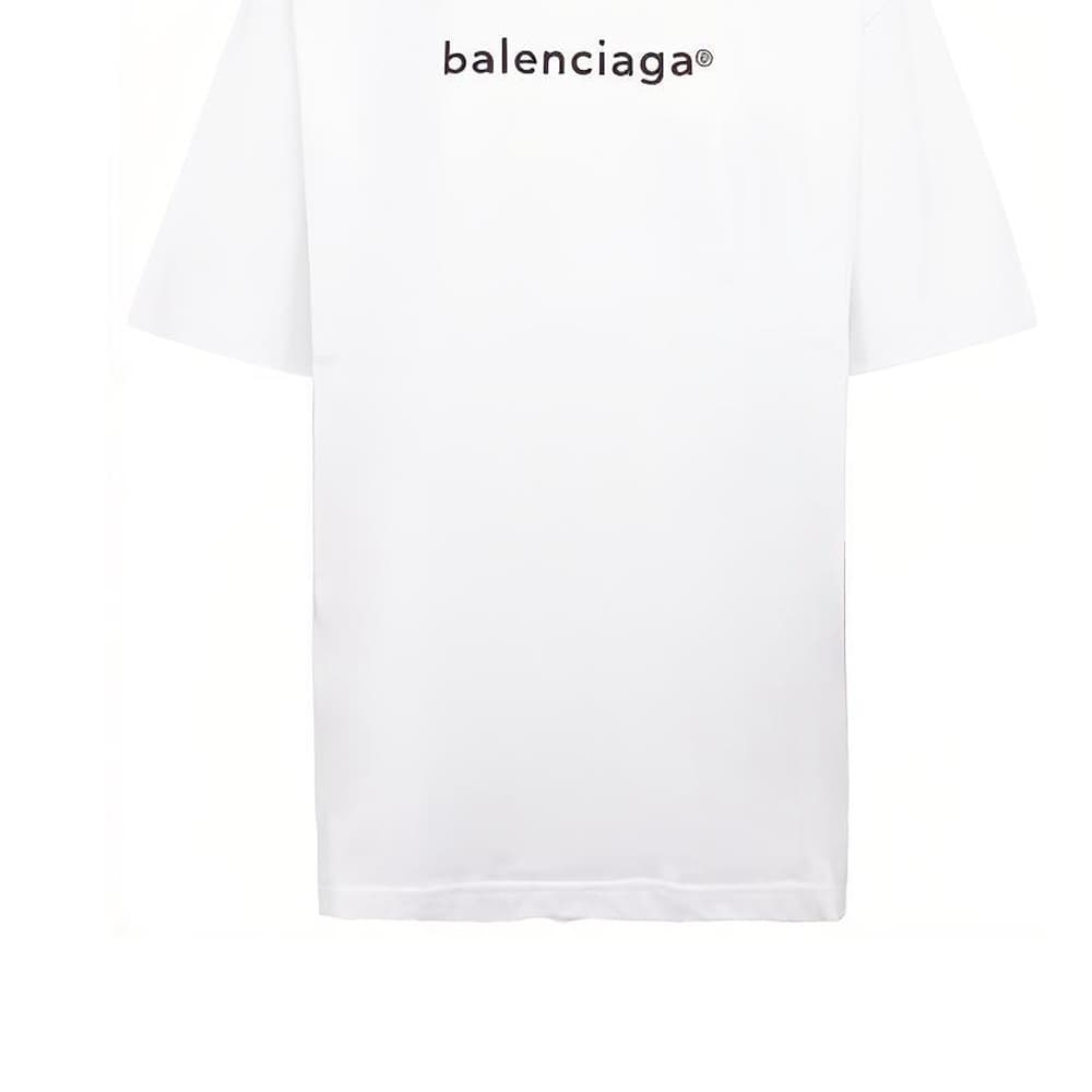 Футболка Balenciaga SS21 White T-Shirt - изображение 7