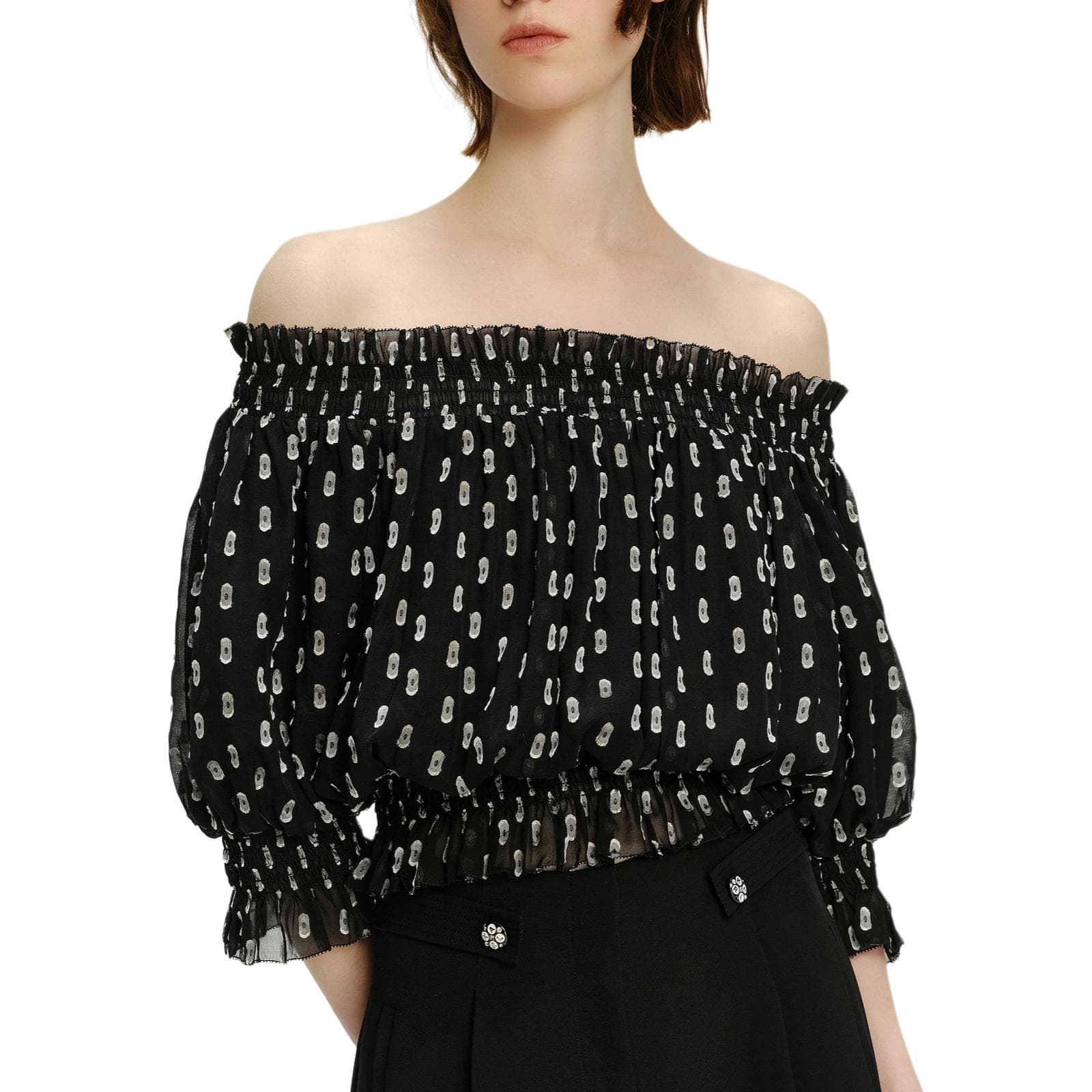 Блузка KARL LAGERFELD SS24 - изображение 5