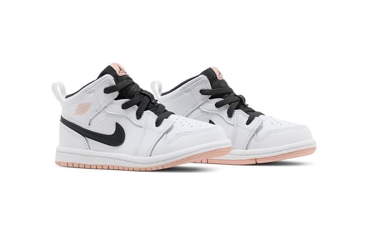 Кроссовки TD Air Jordan 1 Mid 'White Arctic Orange' - изображение 3