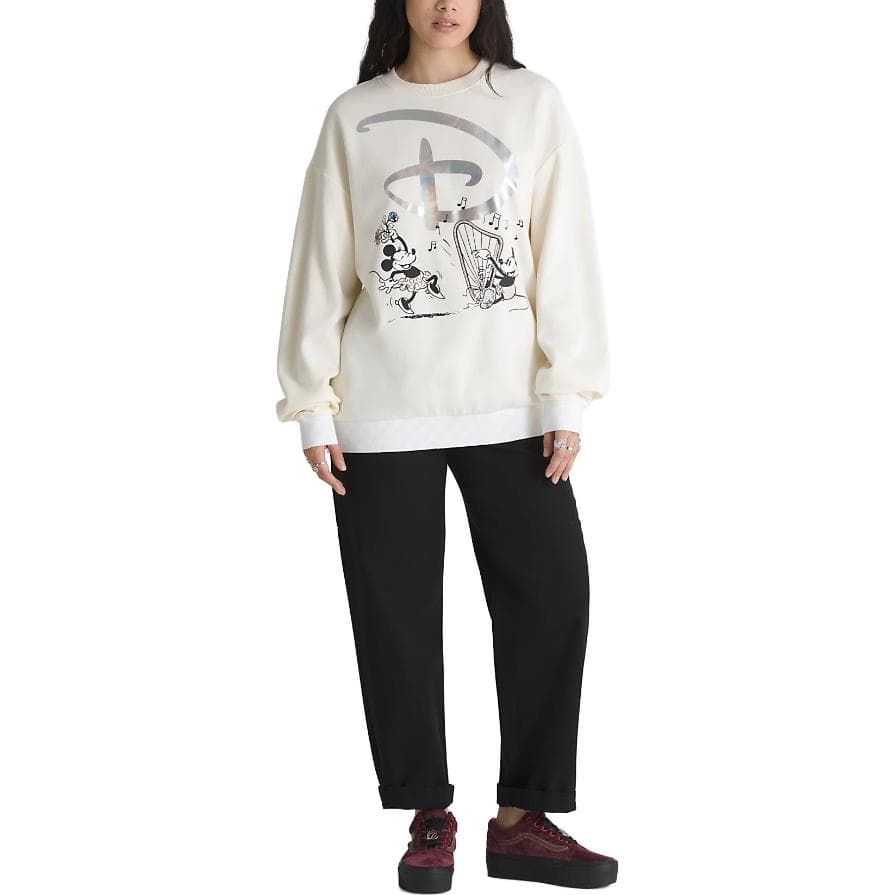 Кофта Vans x Disney Swan Song Oversized Long Sleeve Crew Sweatshirt - изображение 2
