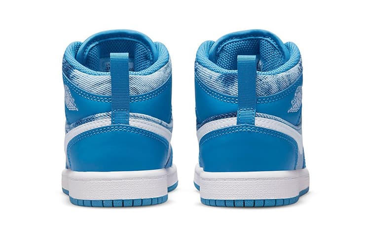 Кроссовки для баскетбола BP Air Jordan 1 Mid "Washed Denim" - изображение 5