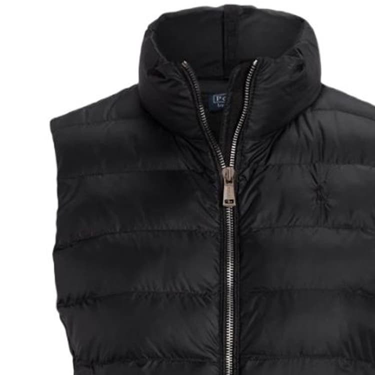Polo Ralph Lauren Жилет Облегающий Женский Черный - изображение 5